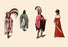 Flamboyant Medieval Costumes 28x42 Giclee on Canvas