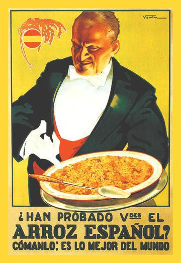 Arroz Espanol 28x42 Giclee on Canvas