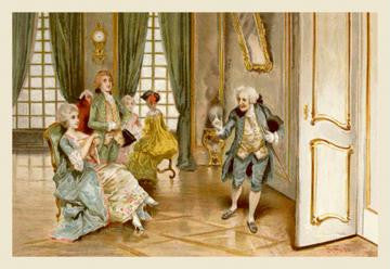 School For Scandal: I'll Be Right Back 28x42 Giclee on Canvas