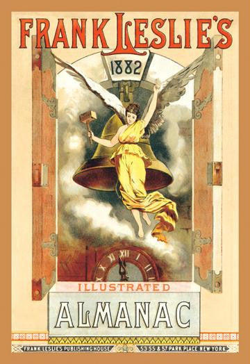 Frank Leslie's Illustrated Almanac:Angel Bell-Ringer  1882 28x42 Giclee on Canvas