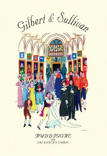 Ruddigore  or The Witch's Curse 28x42 Giclee on Canvas