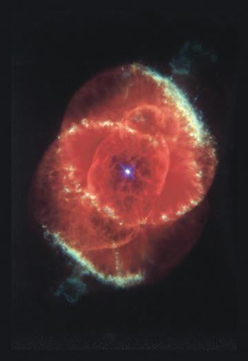 Cat's Eye Nebula 28x42 Giclee on Canvas