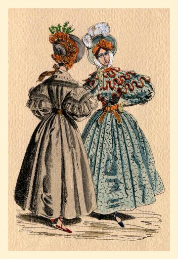 Ladies' Conversation 28x42 Giclee on Canvas