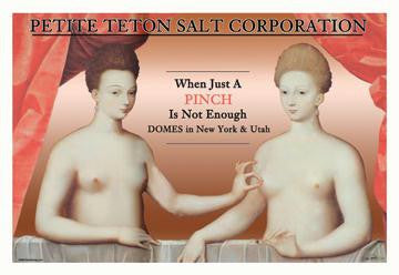 Petite Teton Salt Corporation 28x42 Giclee on Canvas