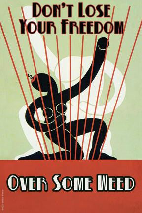 Don't Lose Your Freedom 28x42 Giclee on Canvas