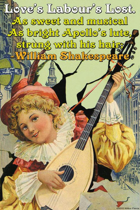 Love's Labour's Lost 28x42 Giclee on Canvas