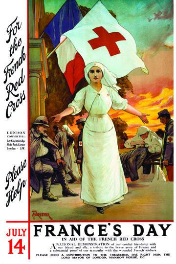 France's Day - Please Help 28x42 Giclee on Canvas