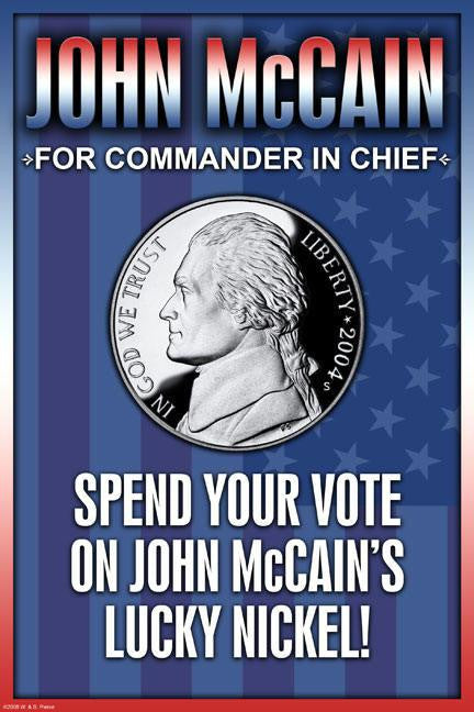McCain's Lucky Nickel 28x42 Giclee on Canvas