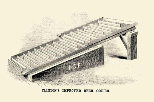 Clinton's Improved Beer Cooler 28x42 Giclee on Canvas