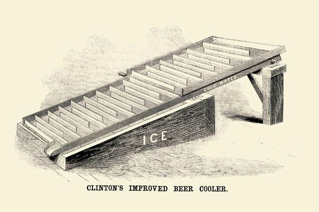 Clinton's Improved Beer Cooler 28x42 Giclee on Canvas