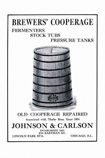 Brewers' Cooperage 28x42 Giclee on Canvas