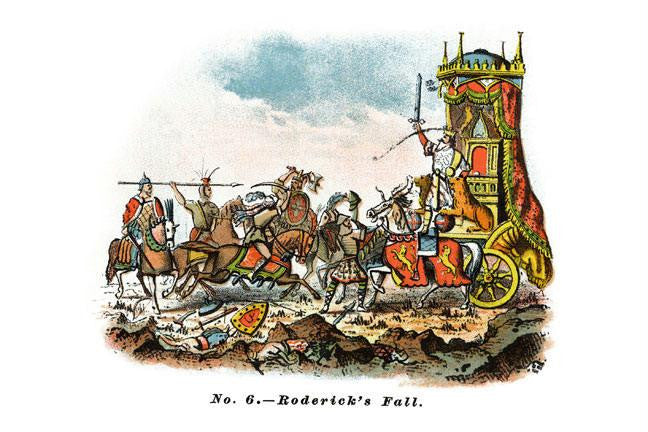 Roderick's Fall 28x42 Giclee on Canvas