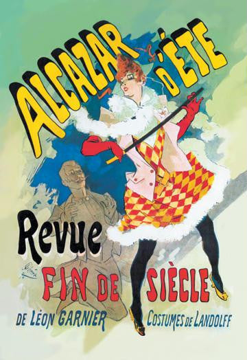 Alcazar d'Ete: Revue Fin de Siecle 12x18 Giclee on canvas