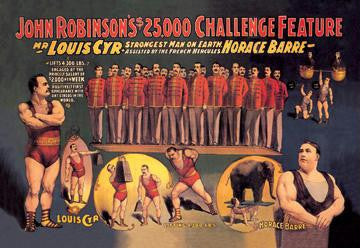 John Robinson's $25 000 Challenge Feature 12x18 Giclee on canvas