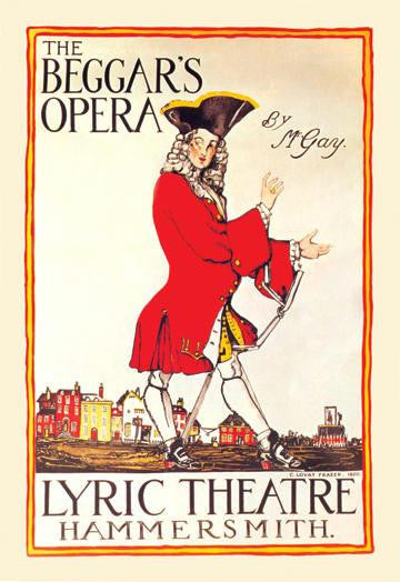 The Beggar's Opera at the Lyric Theatre 12x18 Giclee on canvas