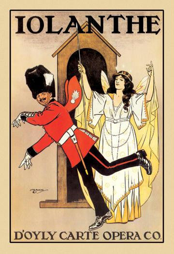 Iolanthe: D'Oyly Carte Opera Company 12x18 Giclee on canvas