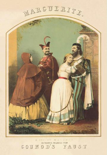 Marguerite: A Favorite Melody from Counod's Faust 12x18 Giclee on canvas