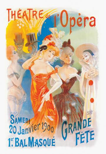 Theatre de l'Opera 12x18 Giclee on canvas