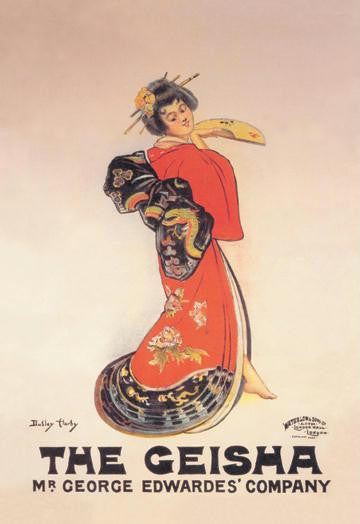 The Geisha: Mr. George Edwardes' Company 12x18 Giclee on canvas