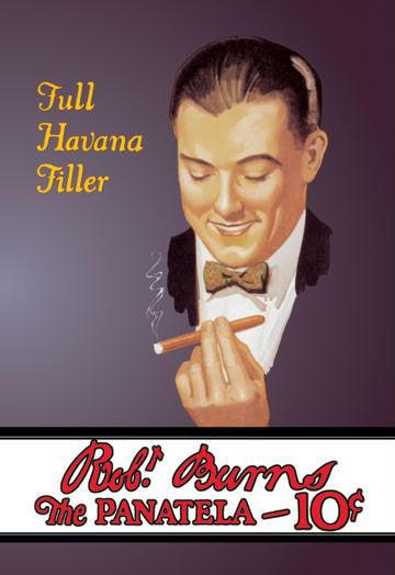 Robert Burns' Panatela Cigars 12x18 Giclee on canvas