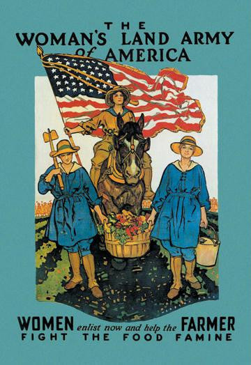 The Woman's Land Army of America 12x18 Giclee on canvas