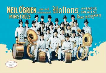 Neil O'Brien Minstrels 12x18 Giclee on canvas