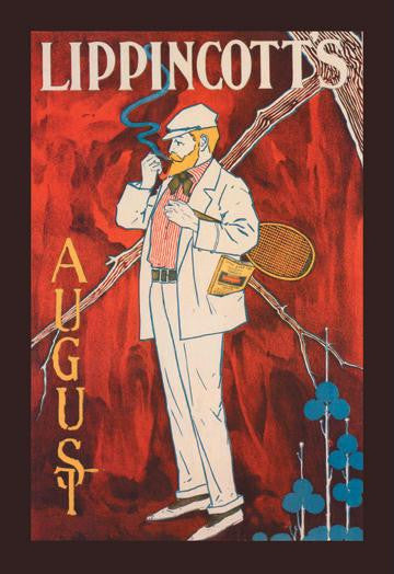 Lippincott's  August 1895 12x18 Giclee on canvas