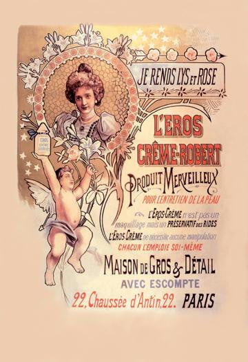 L' Eros Cr me-Robert 12x18 Giclee on canvas