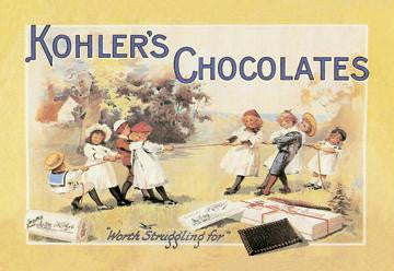 Kohler's Chocolates 12x18 Giclee on canvas