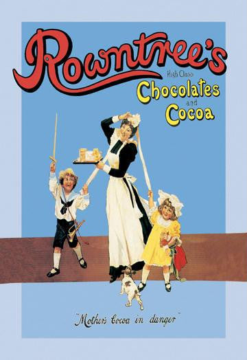 Rowntree's High Class Chocolates and Cocoa 12x18 Giclee on canvas