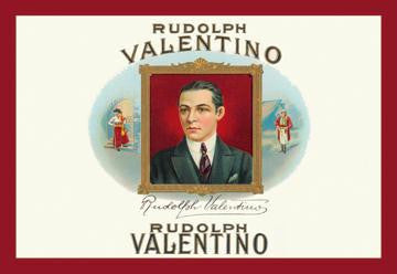 Rudolph Valentino Cigars 12x18 Giclee on canvas