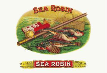 Sea Robin Cigars 12x18 Giclee on canvas