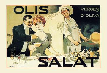 Olis Salat - Verges d'Oliva 12x18 Giclee on canvas