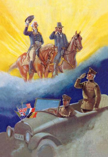 Pershing's Salute 12x18 Giclee on canvas