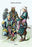 Japanese Costumes: Samurai 12x18 Giclee on canvas