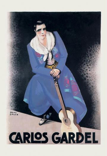 Carlos Gardel 12x18 Giclee on canvas
