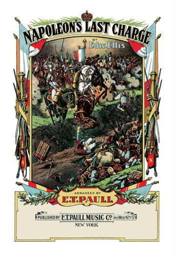 Napoleon's Last Charge 12x18 Giclee on canvas