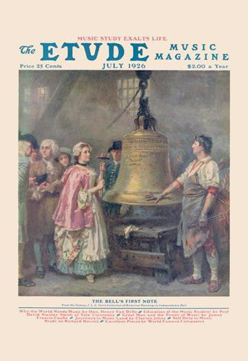 The Bell's First Note 12x18 Giclee on canvas