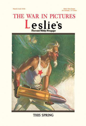 Leslie's: The War in Pictures 12x18 Giclee on canvas