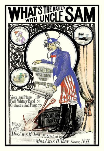 What's the Matter with Uncle Sam 12x18 Giclee on canvas