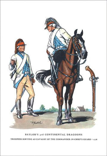 Baylor's Third Continental Dragoons: Troopers Serving as Cavalry of the Commander in Chief's Guard  17