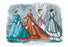 Mme. Demorest's Mirror of Fashions  1840 #2 12x18 Giclee on canvas