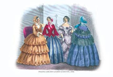 Frank Leslie's Ladies' Gazette  1854 #9 12x18 Giclee on canvas