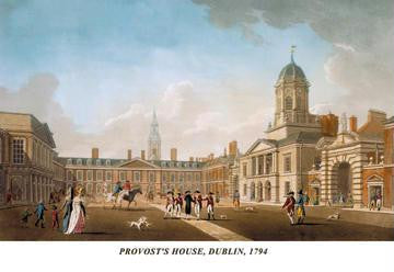 Provost's House  Dublin  1794 12x18 Giclee on canvas