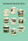 Decorated Shaving Mugs #2 12x18 Giclee on canvas