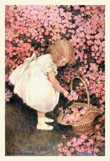 Betty's Posy Shop 12x18 Giclee on canvas