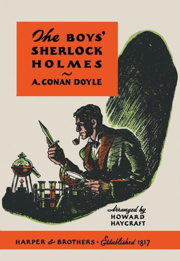 The Boys' Sherlock Holmes (book cover) 12x18 Giclee on canvas