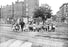 Crossing Guard with Schoolchildren  New York City 12x18 Giclee on canvas