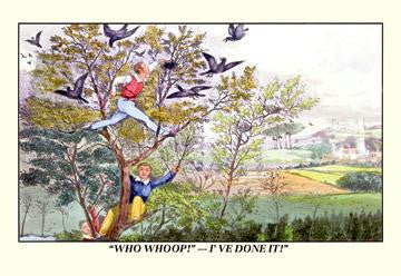 Stealing Birds' Eggs 12x18 Giclee on canvas