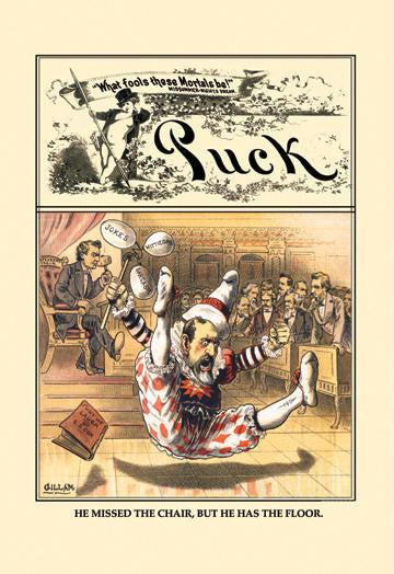 Puck Magazine: Jester 12x18 Giclee on canvas